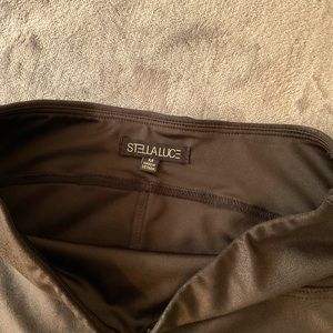 Pleather looking light weight leggings